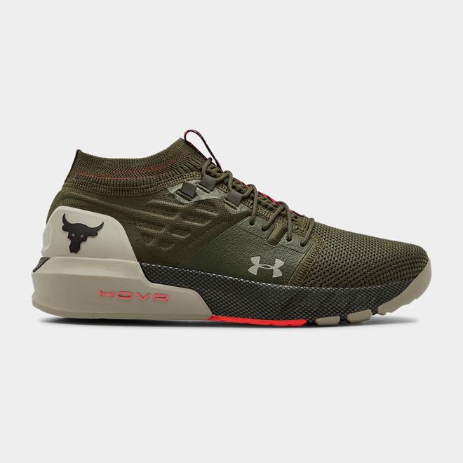 Under Armour Project Rock 2 - Panske Treningove Topanky - Zelene/Hnede